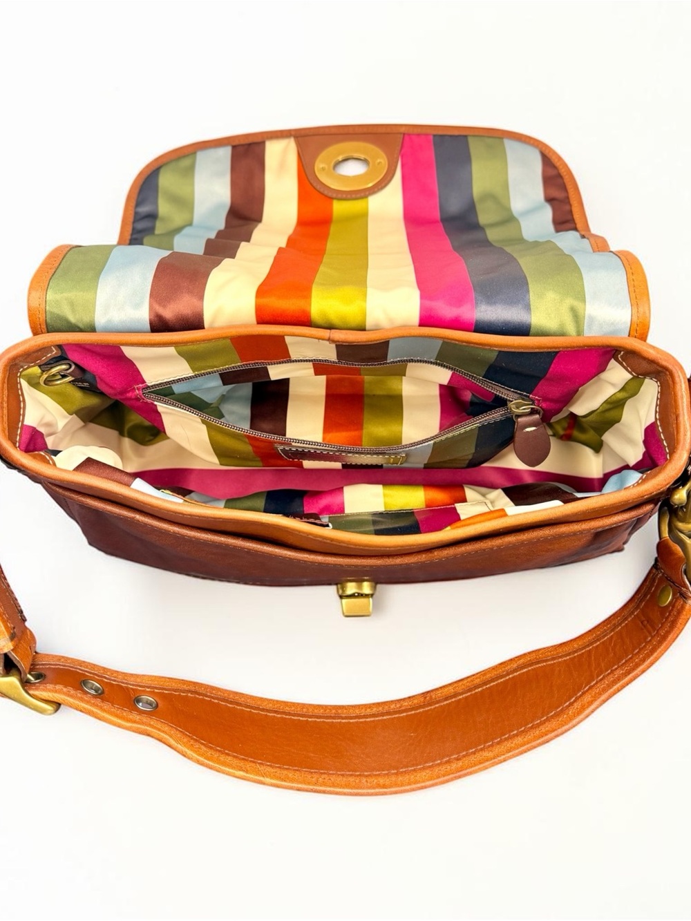 Vintage Coach 65th Anniversary Legacy Ali Flap Bag 11134 - Vachetta Leather - Picture 9 of 16